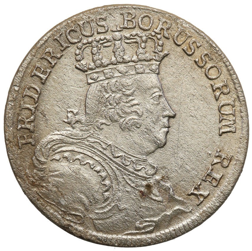 Niemcy, Prusy. Fryderyk II (1740-1786), 6 Krajcarów 1756 B, Wrocław ...